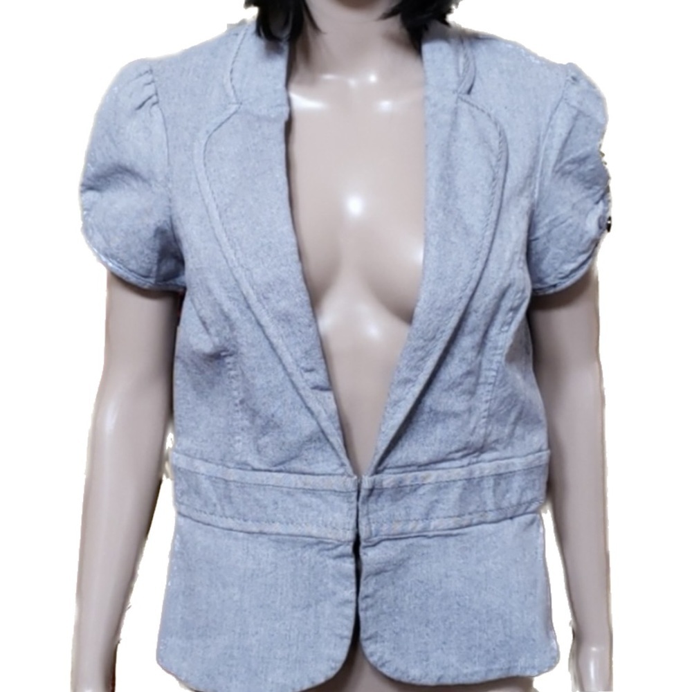 Stooshy cap sleeve blazer large